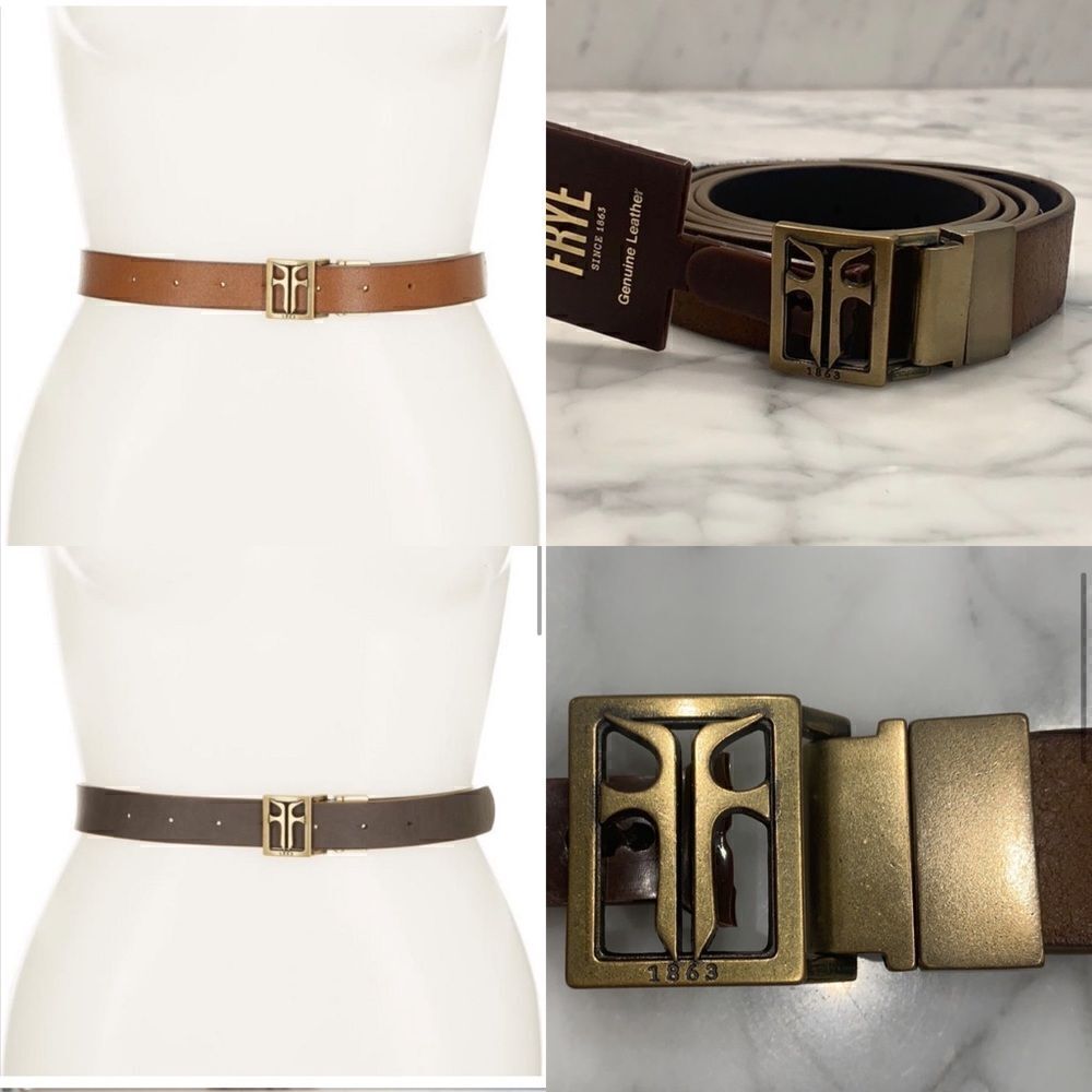 NWT FRYE | Reversible Leather Belt